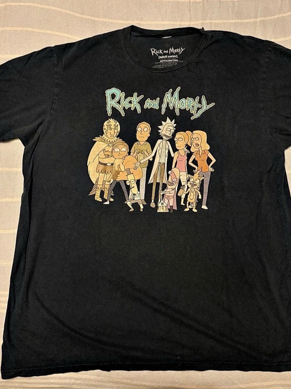 Rick and Morty Graphic Tee in Navy